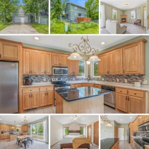 multiple pictures inside house